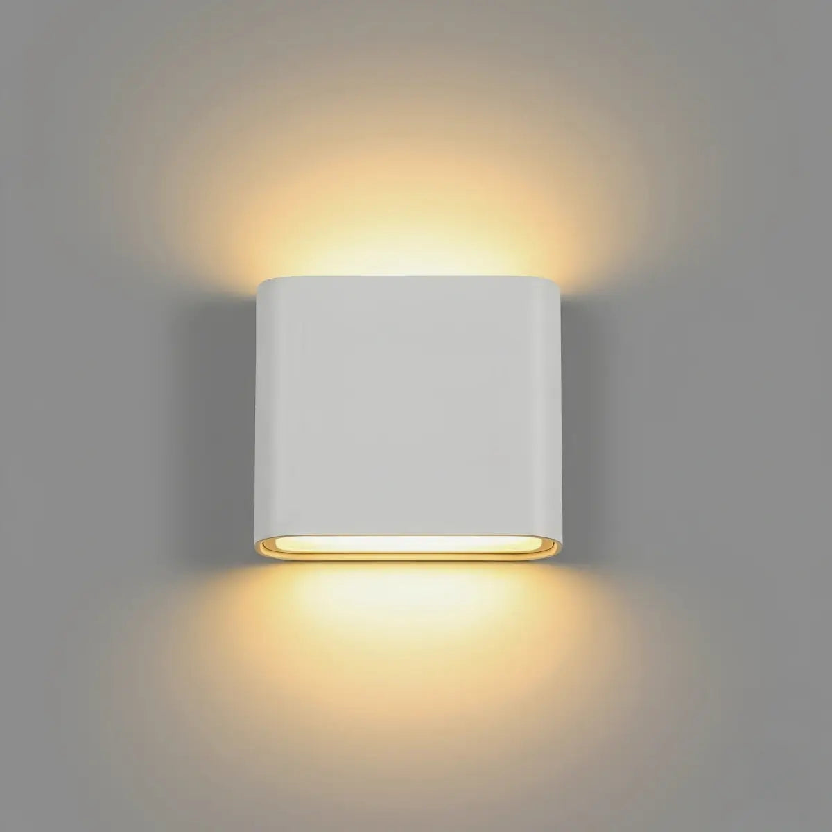 Irondale Minimalist Rectangular Outdoor Wall Lamp